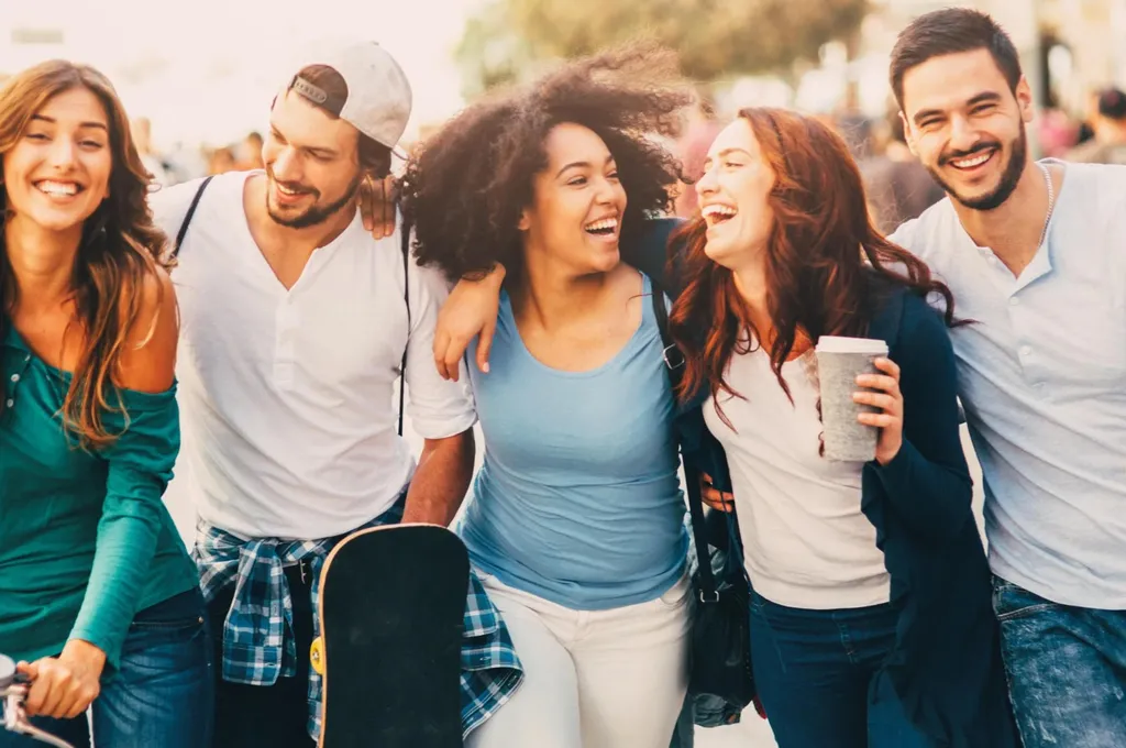 People talking to each other